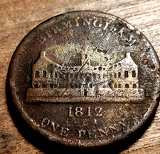 GEORGE III BIRMINGHAM PENNY 1812