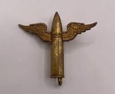 Pre-War RAF Air Gunner WW2 Winged Bullet Cap Badge 1923-1939