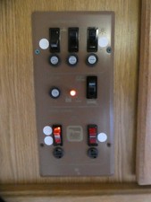 Caravan battery charger and