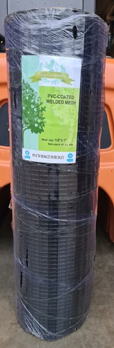 Aviary mesh black - pvc, coated