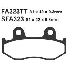 PAIR OF PADS EBC FA323TT FOR YAMAHA 700 YFM R RAPTOR 2013-2015