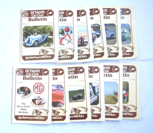 Octagon car club bulletin - mg,