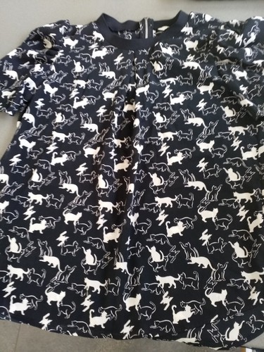 Black white 100 - black, polyester