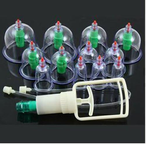 Pieces vacuum cupping - 12, set