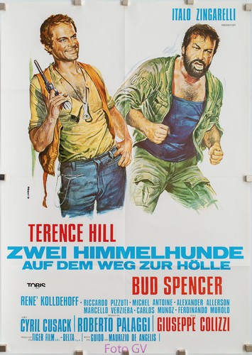 Kino plakat zwei himmelhunde - zwei,