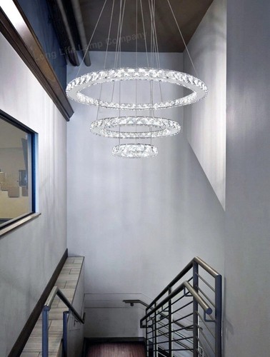 Modern crystal chandeliers - modern, led