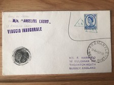 MN SS Angelina Lauro MAIDEN VOYAGE Cruise Liner Fremantle Australia 11.4.66