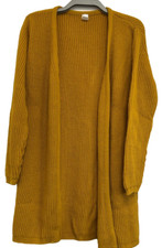 Women's Kaleidoscope Mustard Long Cardigan (B09138)