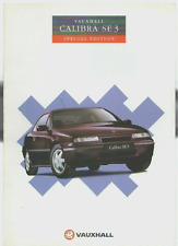 Vauxhall Calibra SE3 2.0i Limited Edition 1994 UK Market Sales Brochure 