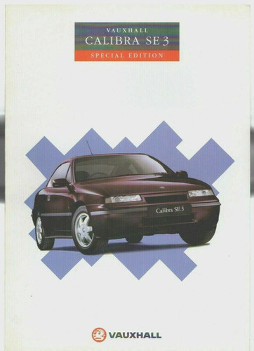 Vauxhall calibra se3 0i - vauxhall,