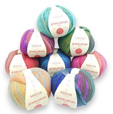 JEWELSPUN Aran Sirdar Variegated Knitting Crochet Yarn 200g