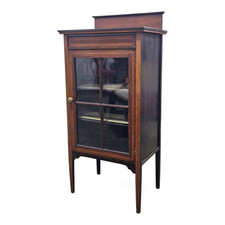 Antique mahogany display