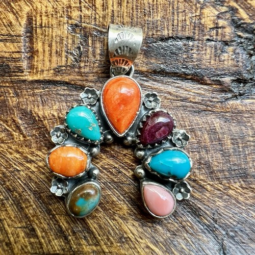 Sterling silver multi stone - sterling,