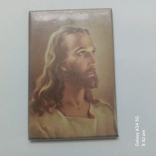 Vintage jesus pocket mirror - pocket,