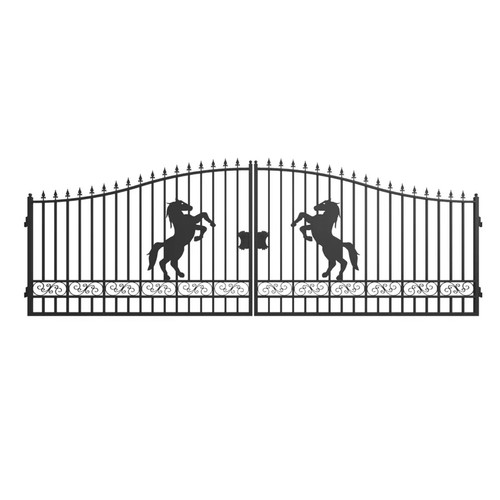 20x8 steel dual swing - 20x8, ft