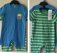 Boys 2 Pack Rompers 100%