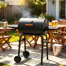 Large Charcoal BBQ Barrel