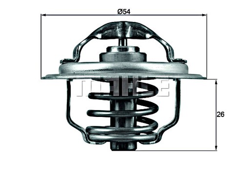 Coolant thermostat fits eos - coolant, vw