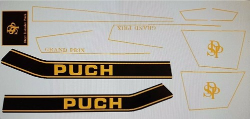 Puch grand prix sdp - grand, decal