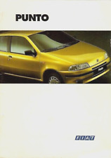 Fiat Punto 1994-1995 UK Market Sales Brochure GT ELX SX EL S 55 75 TD