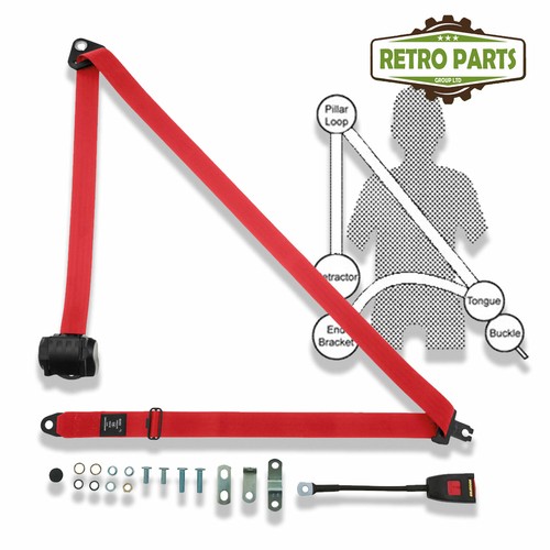 Classic car inertia seat - car,