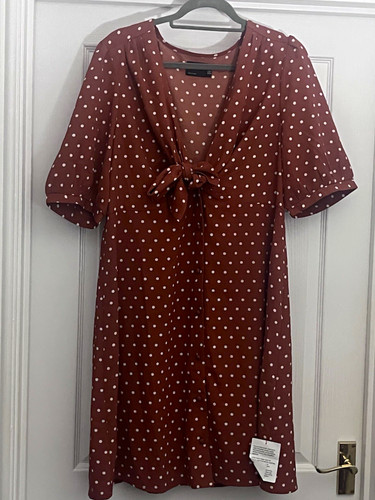 Asos design brown polka dot - design,