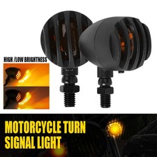 Pair Black Motorcycle Mini
