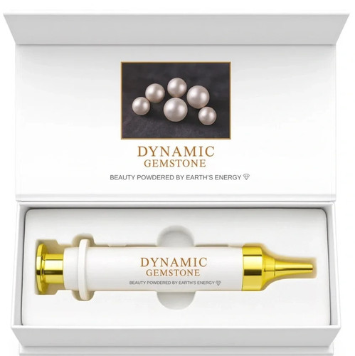 Dynamic gemstone pearl - gemstone, pearl-infused
