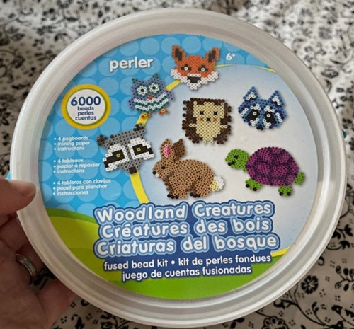 Perler woodland creatures - woodland,