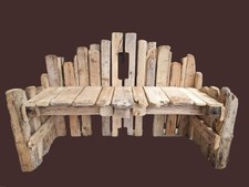 Driftwood Garden Seat, Driftwood Garden Furniture, Driftwood seating 130 cm long