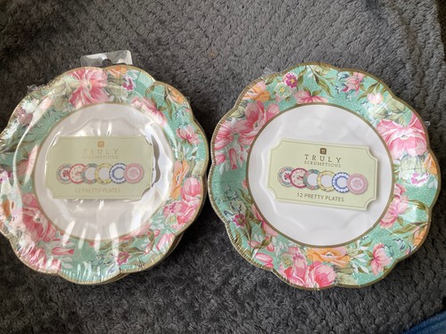 Tea party paper plates - paper,