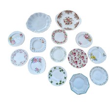 Joblot Vintage China 12x Side Plates 2x Cake Plates Tearoom Weddings Parties