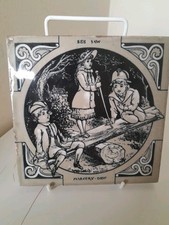 AntiqueMinton Tile See Saw Marjarie Daw