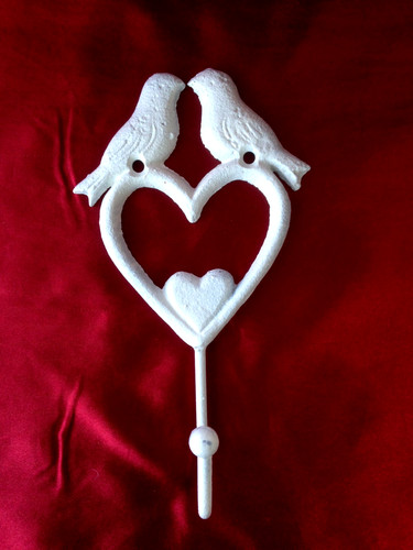 Vintage style white cast iron - style,