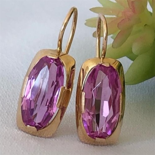 Antique earrings gold 583 - earrings,