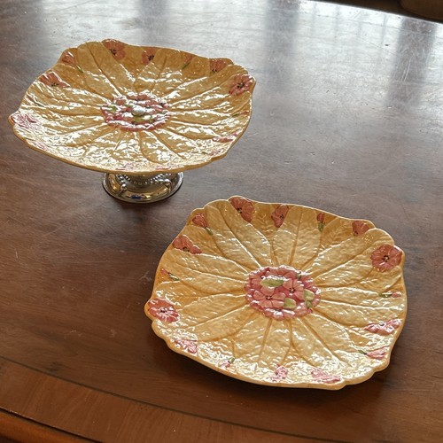 Cake stand and plate - stand,