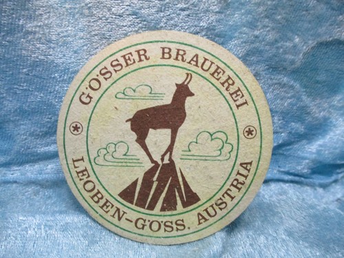Gosser brauerei beer coaster - brauerei,