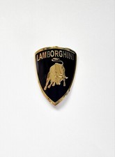 LAMBORGHINI HEAD BADGE DECAL STICKER 3M ALUMINIUM REPLICA CAR