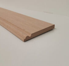 Skirting Torus Chamfered Rounded White Oak American Veneered MDF 167x18mm Board