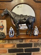 Vintage Staffordshire Male And Female Horse Rider Figurines PAIR