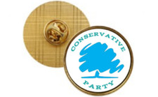 Conservative Party Pin Badge
