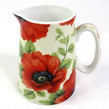 Vintage Jug - Poppy Pattern -