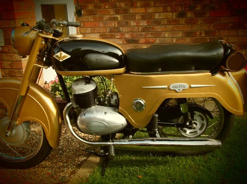 Classic motor cycle - a,