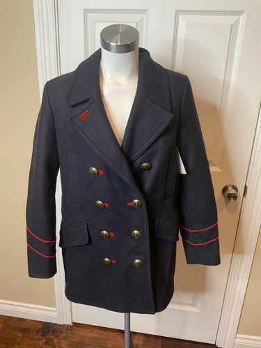 Zara navy wool blend - zara,