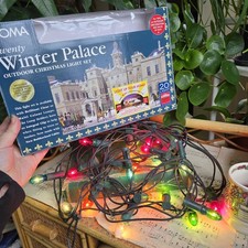 Vintage Noma Outdoor Multicoloured Christmas String Lights 20 Boxed