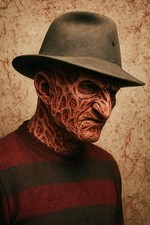 Freddy Krueger Nightmare On Elm Street Fedora & Sweater Halloween Horror