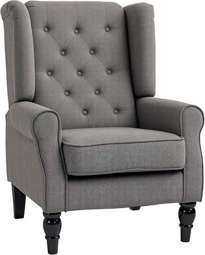 Retro wingback accent chair - ,