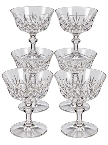 Set vintage cut crystal - of, 6