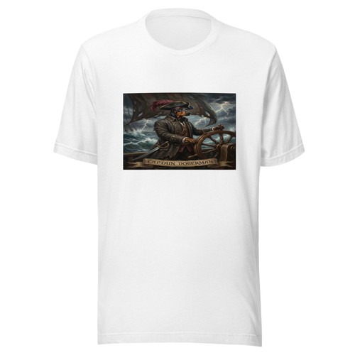 Captain doberman funny graphic - doberman,