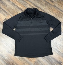 Nike Pullover Jacket Men's M 1/4 Zip Dri-Fit Vapor Performance Black Golf Tennis